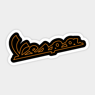 Vespa Scooter Sticker
